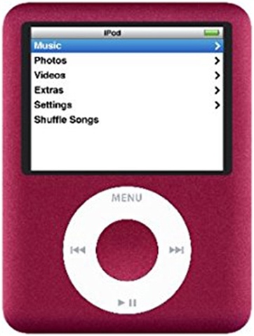 Apple iPod Nano Video 3rd Generation 8GB - Red, B - CeX (UK